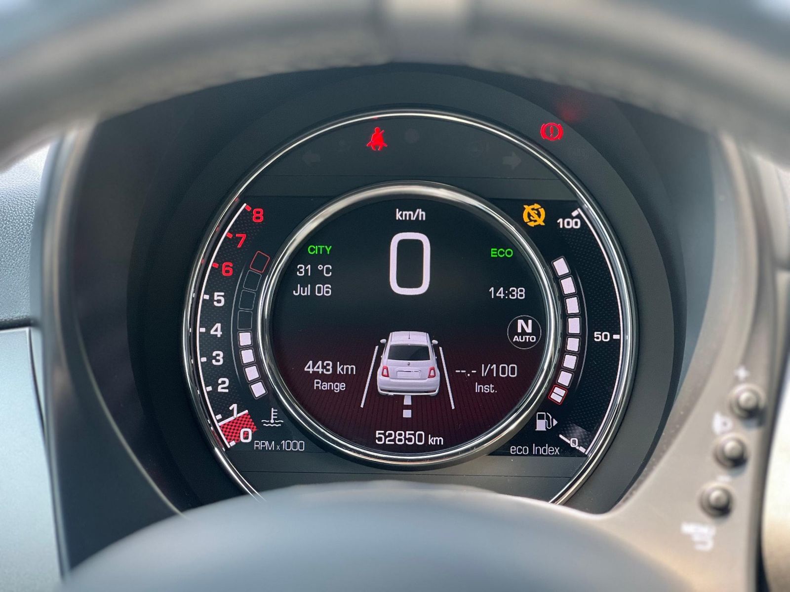 Fiat 500 2019 1.2 Benzină 69 CP - Automat - foto 14