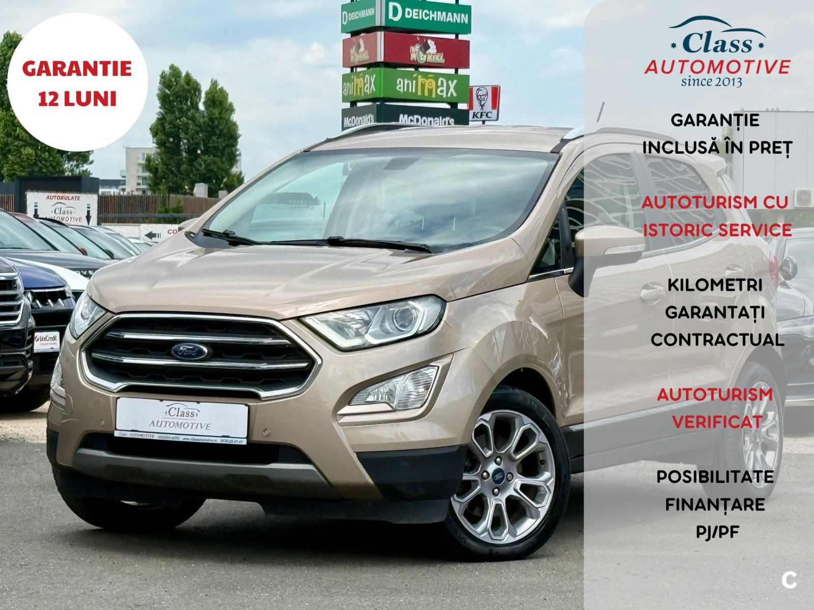 Ford EcoSport 1.0 Ecoboost Titanium 125 CP - Cutie AUTOMATA - foto 1